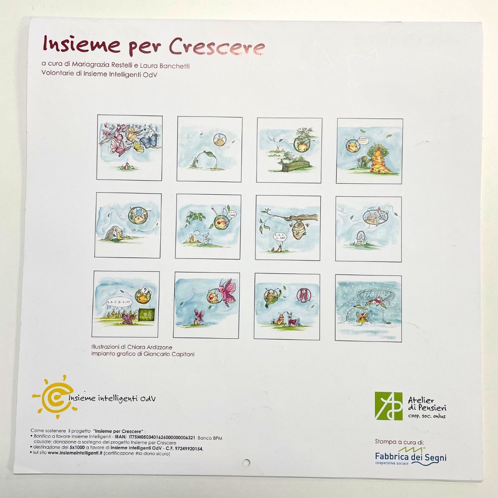 Calendario solidale di Atelier di Pensieri